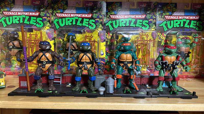 Teenage Mutant Ninja Turtles Remastered Nickelodeon Walmart Exclusive TMNT vintage STYLE Playmates