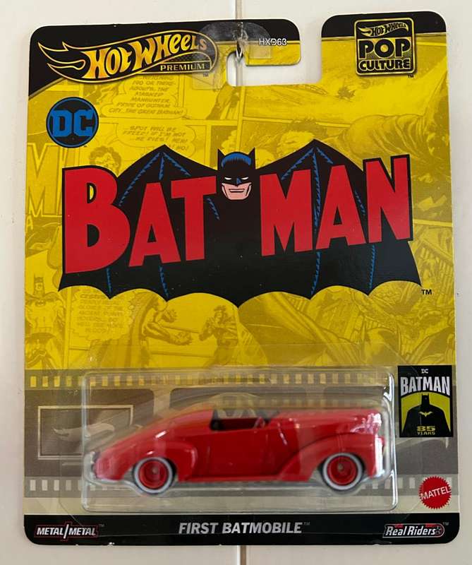 Batman batmobile Hotwheels Hot wheels Matchbox Majorette 1:64 real riders