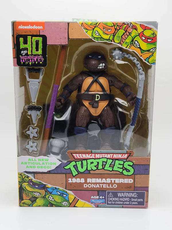 DONATELLO Teenage Mutant Ninja Turtles Remastered Walmart Exclusive TMNT vintage STYLE Playmates