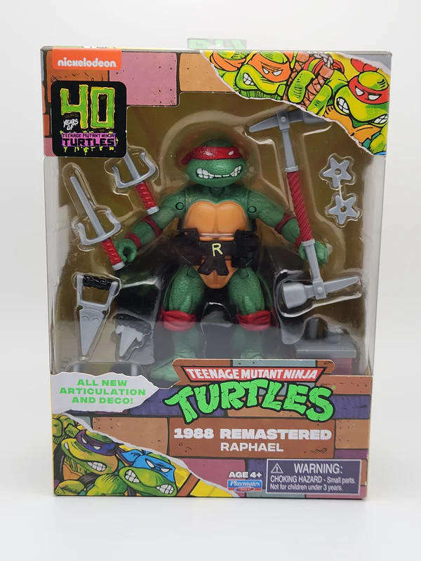 RAPHAEL Teenage Mutant Ninja Turtles 1988 Remastered Walmart Exclusive TMNT vintage STYLE Playmates