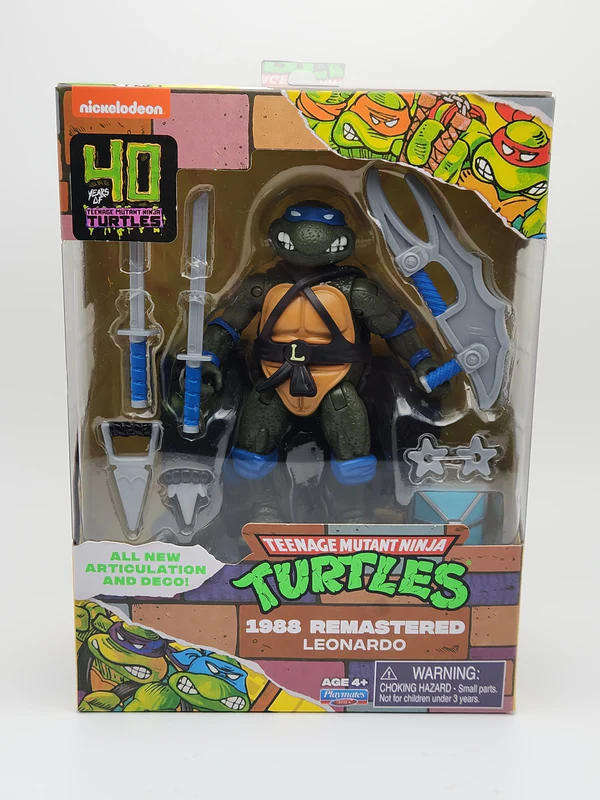 LEONARDO Teenage Mutant Ninja Turtles 1988 Remastered Walmart Exclusive TMNT vintage STYLE Playmates