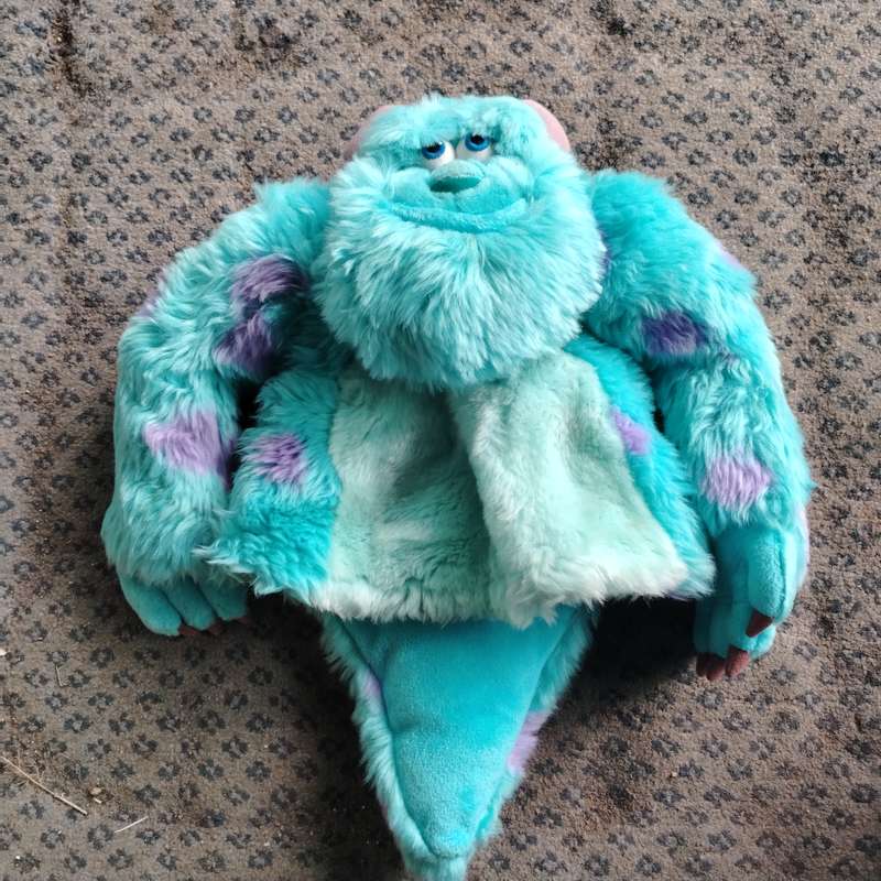 Rare Tokyo Disney Resort Monsters Inc Sully Full Character Hat with Arms Pixar