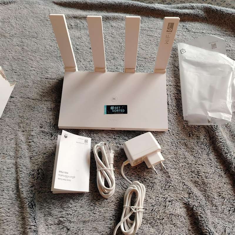 Huawei AX3 AX3000 (WS7100) Dual Band Wi-Fi Router, Dual-core Wi-Fi 6 Plus Revolution