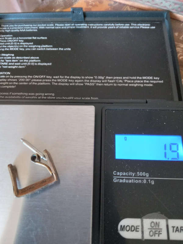 Vintage 10kt Gold Buckle For Watch Strap - (Scrap)