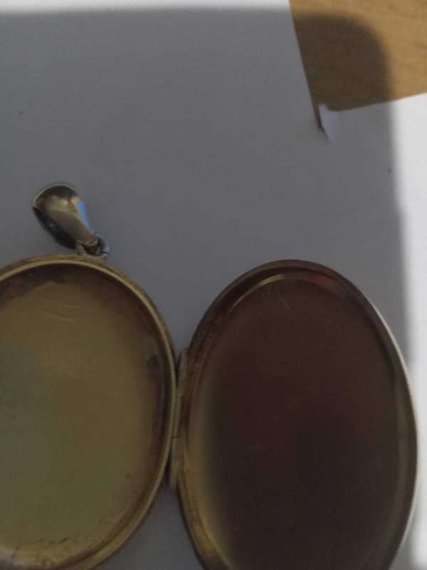Antique Gold Over Silver Locket