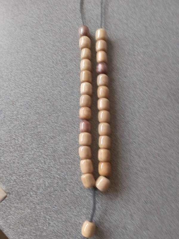 Vintage Olive Wood Barrel Bead Prayer Beads
