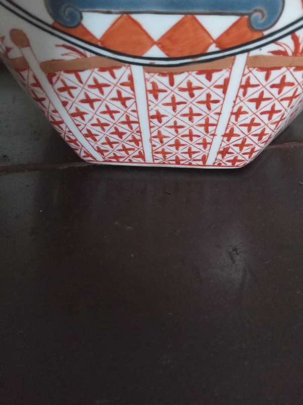 Large 20thC Chinese Porcelain Storage/Ginger Jar - ( COLLECTION ONLY)