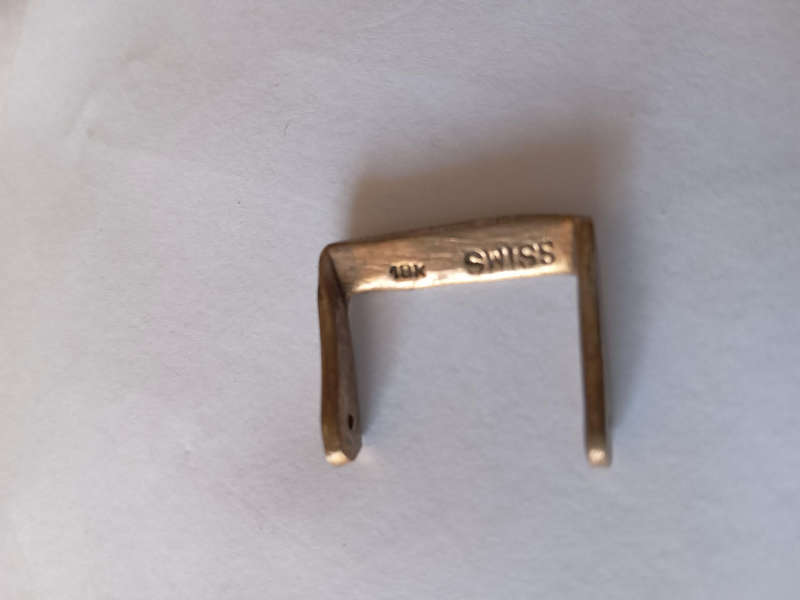 Vintage 10kt Gold Buckle For Watch Strap - (Scrap)