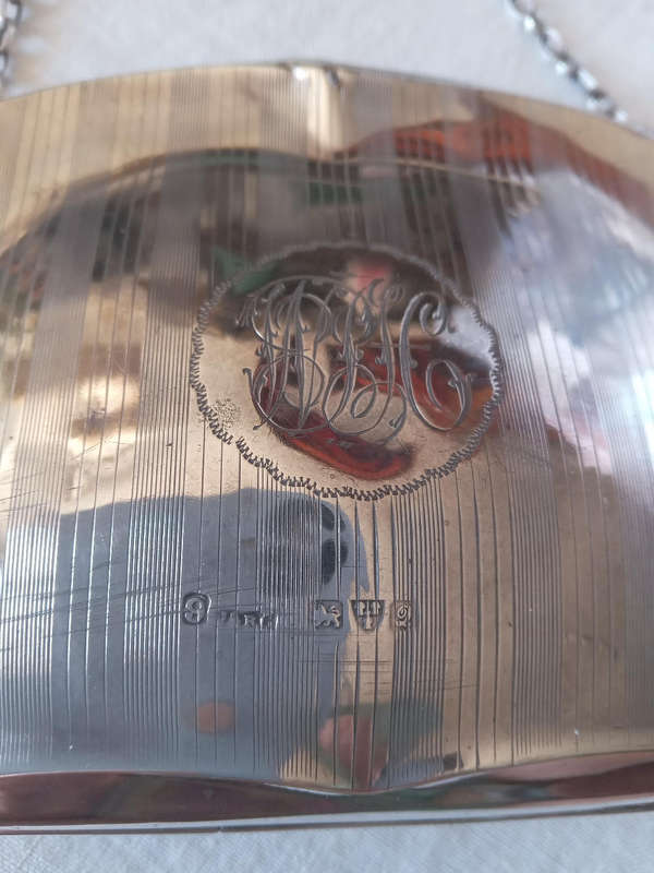 Antique Hallmarked Silver Coin Purse - (85.8g)