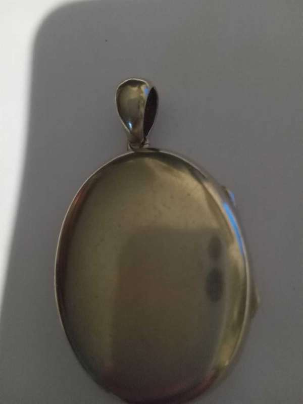 Antique Gold Over Silver Locket