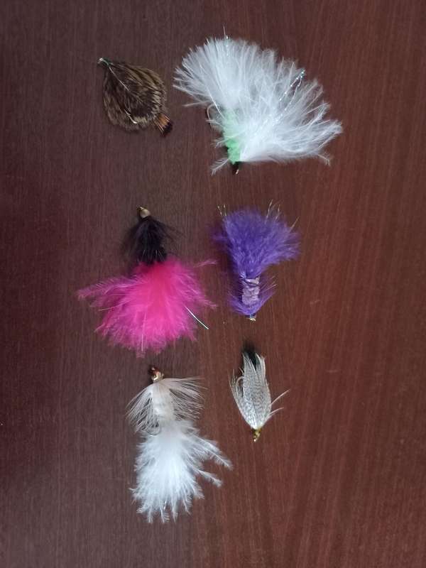 Fishing flies - box of 18 assorted flies