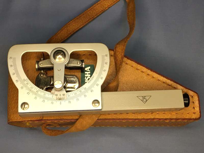Inclinometer in original case