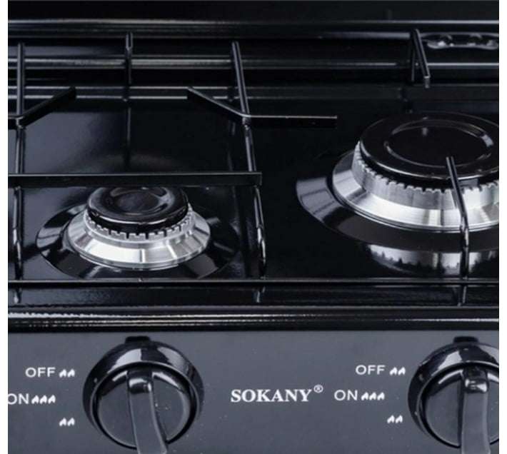Sokany Generous Surface 3-Burner Gas Cooker Stove (SK-6003)