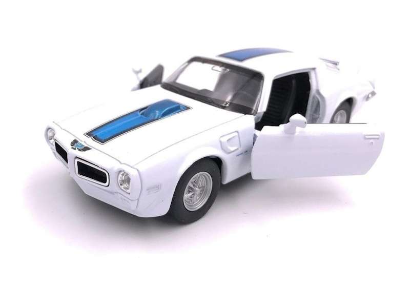 Welly  1:18 1972 Pontiac Firebird Trans Am  White/Blue