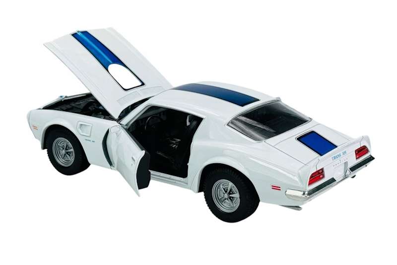 Welly  1:18 1972 Pontiac Firebird Trans Am  White/Blue