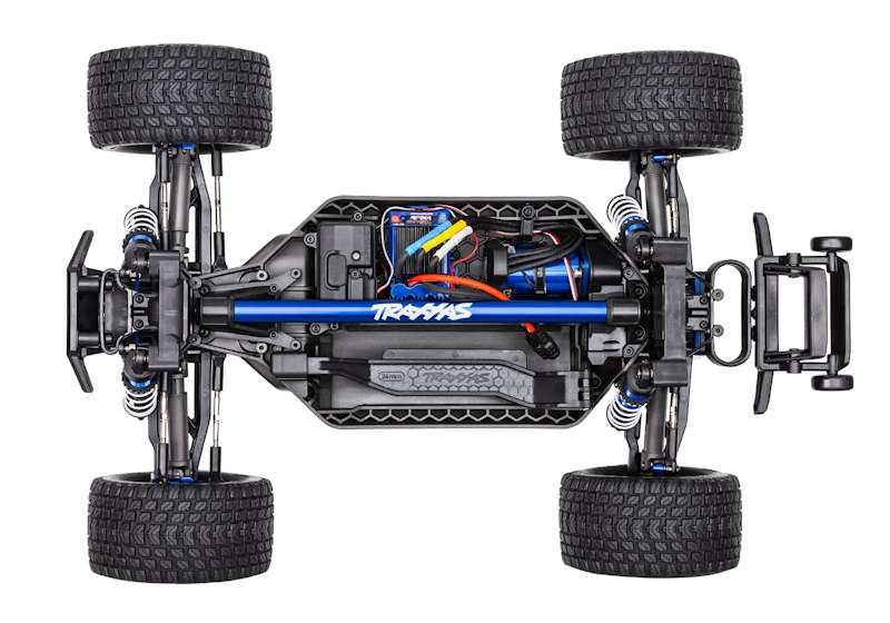 Traxxas  Rustler 4X4 Ultimate : 1/10 Scale Brushless Stadium Truck  Blue