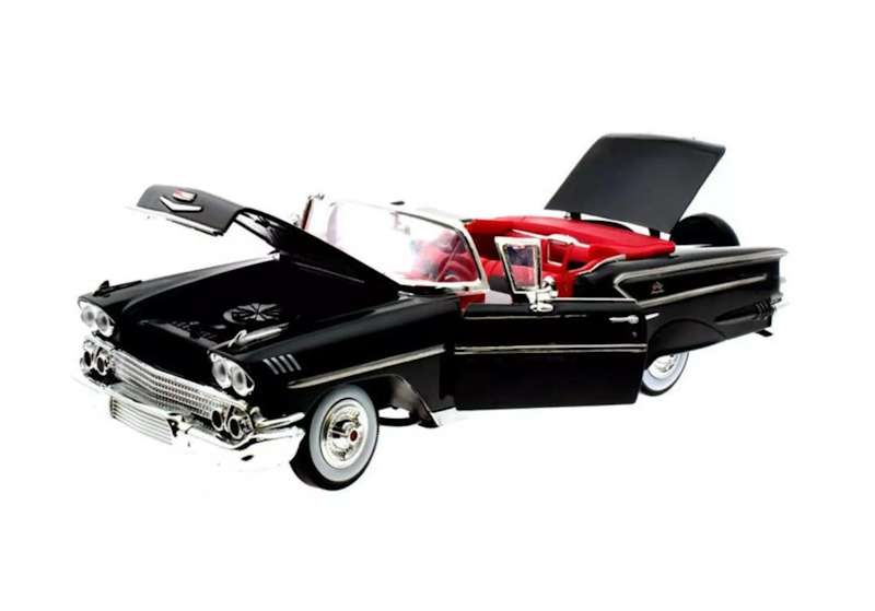 Motormax - 1:18 1958 Chevy Impala - Black