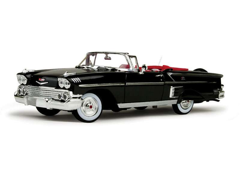 Motormax - 1:18 1958 Chevy Impala - Black