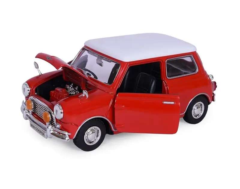 Motormax - 1:18 Morris Mini Cooper 1961 - 67, Red