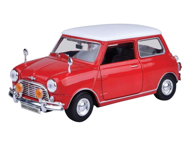 Motormax - 1:18 Morris Mini Cooper 1961 - 67, Red