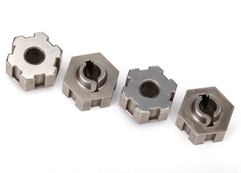 Traxxas - Wheel hubs, hex, steel (4)
