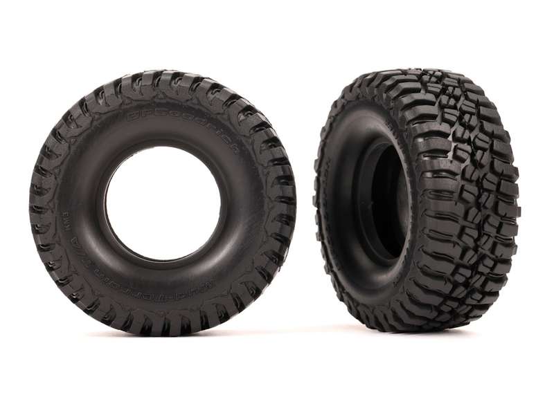 Traxxas - Tires, BFGoodrich Mud-Terrain T/A KM3 2.2x1.0" (2)