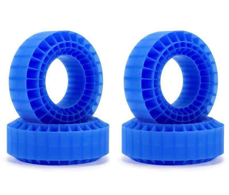 Hobby Details  Silica Gel Anti Foam Inserts, fits 1.9 Tires (108x42mm)(4pcs)  Blue