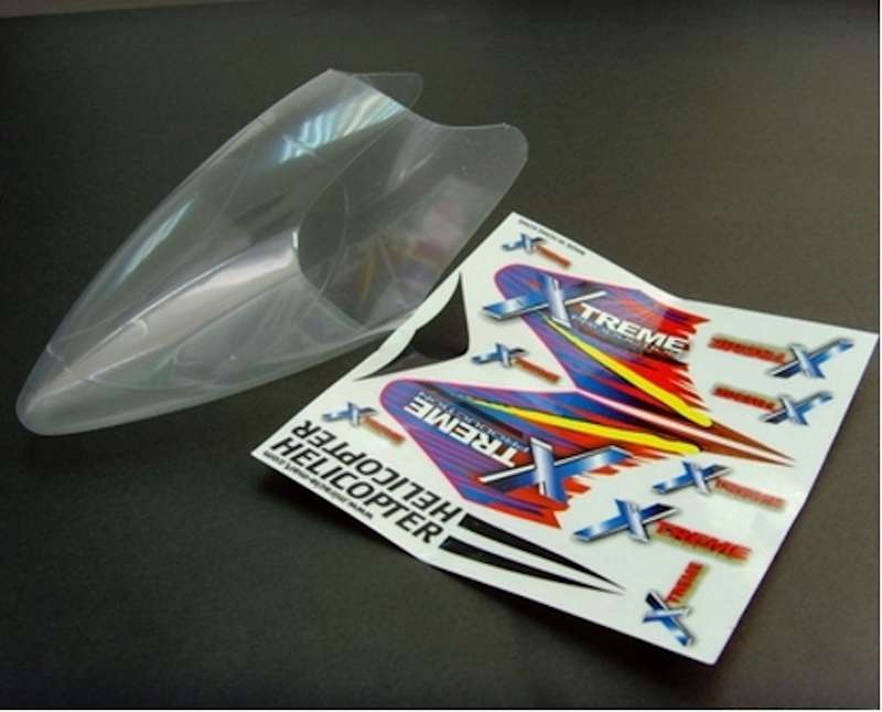 Xtreme - Canopy with Decal Sheet for Esky Lama V3