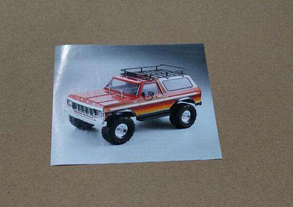 1/10 Ford Bronco 313mm Hard Body Axial, Trx-4
