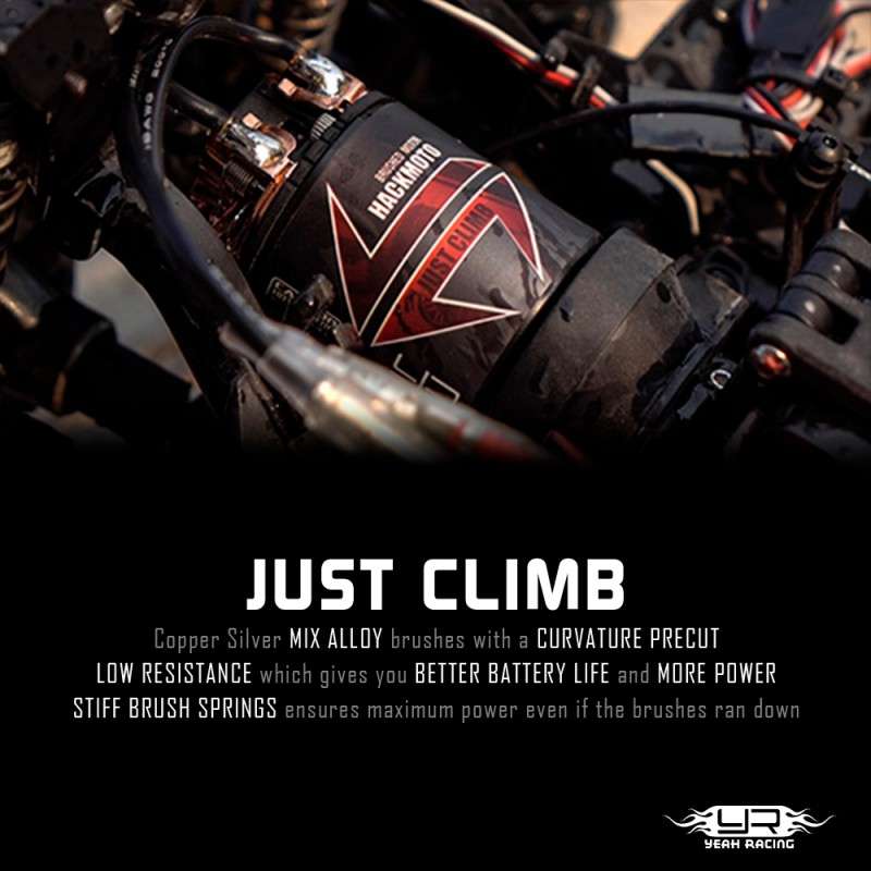 Yeah Racing  Hackmoto Just Climb Rock Crawler Brushed Motor 20T 1423KV