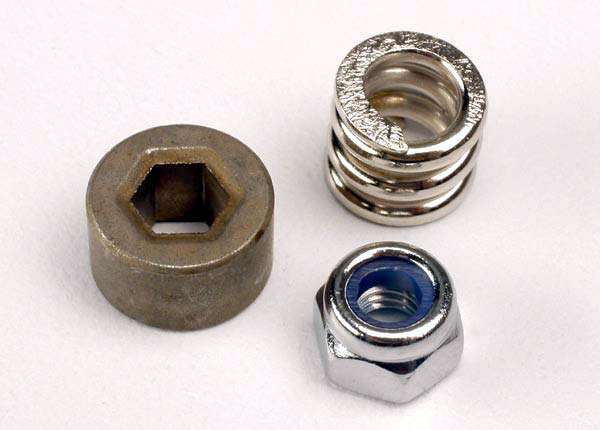 Traxxas - Slipper tension spring/ bushing & locknut