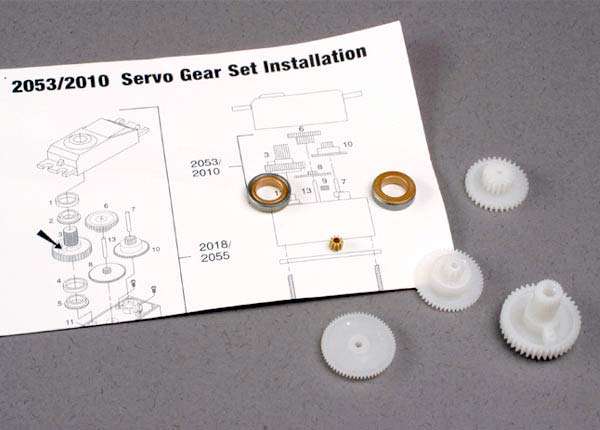 Traxxas - Servo gear set (for 2018 servo)