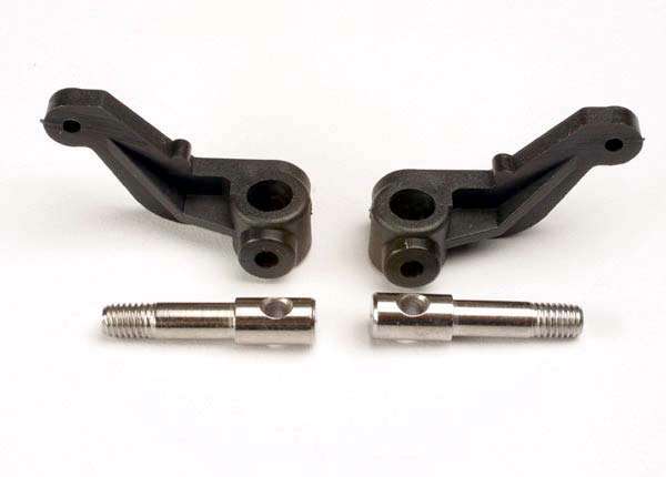 Traxxas - Steering blocks and wheel spindles (l&r)