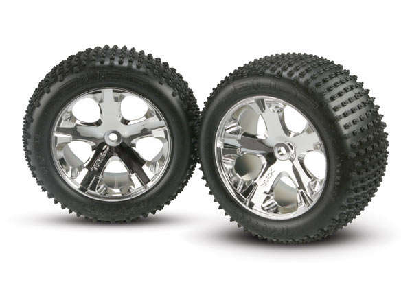 Traxxas - Tires & Wheels, Assembled, glued (2.8")