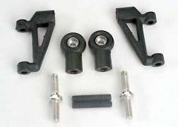 Traxxas - Control arms, upper (2) / Upper rod ends