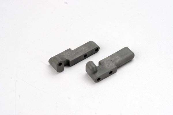 Traxxas - Servo mounts, steering/shift (f&r)(grey)