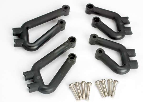 Traxxas - Bumper mounts, Front & Rear, T-Maxx