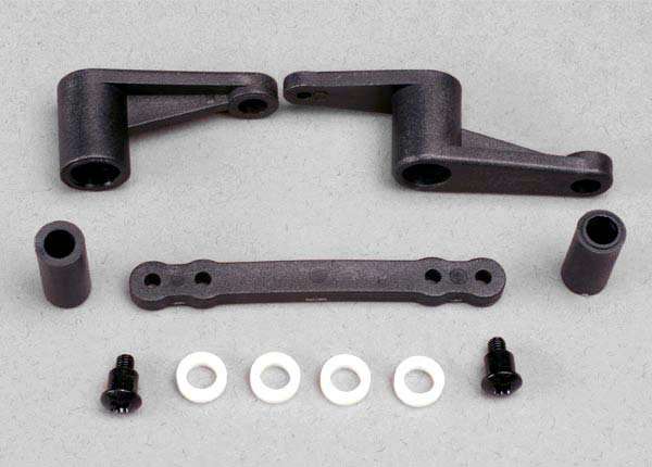 Traxxas - Steering belcranks (2)/ bushings (4) /
