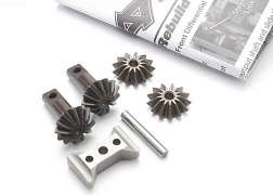 Traxxas - Gear set, differential (output gears (2)/ spider gears (2) /spider gear shaft/ diff carrie