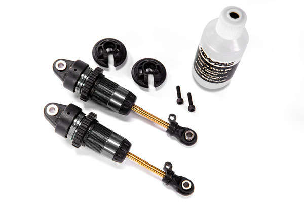 Traxxas - Shocks, GTR, Long, Hard Anodized