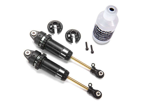 Traxxas - Shocks, GTR, XX-Long, Hard Anodized