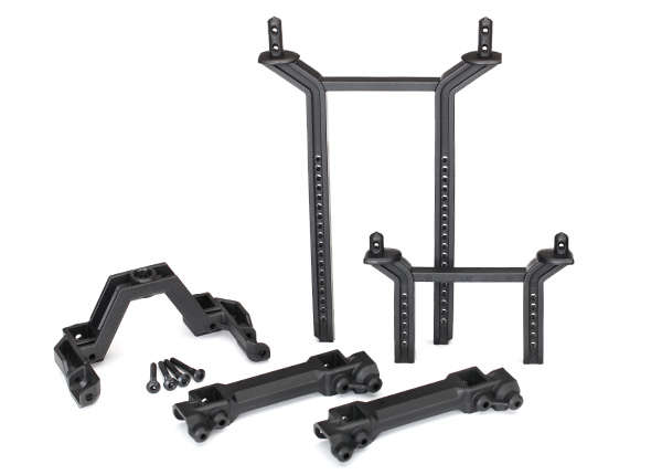 Traxxas - Body mounts & posts, front & rear (complete set)