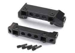 Traxxas - Bumper mounts, front & rear. TRX-4