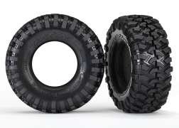 Traxxas - Tires, Canyon Trail 4.8x1.9" (S1 compound) foam inserts (2)
