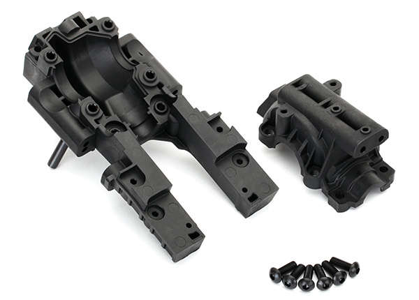 Traxxas - Bulkhead, front (upper & lower)/ (requires 8622 chassis)