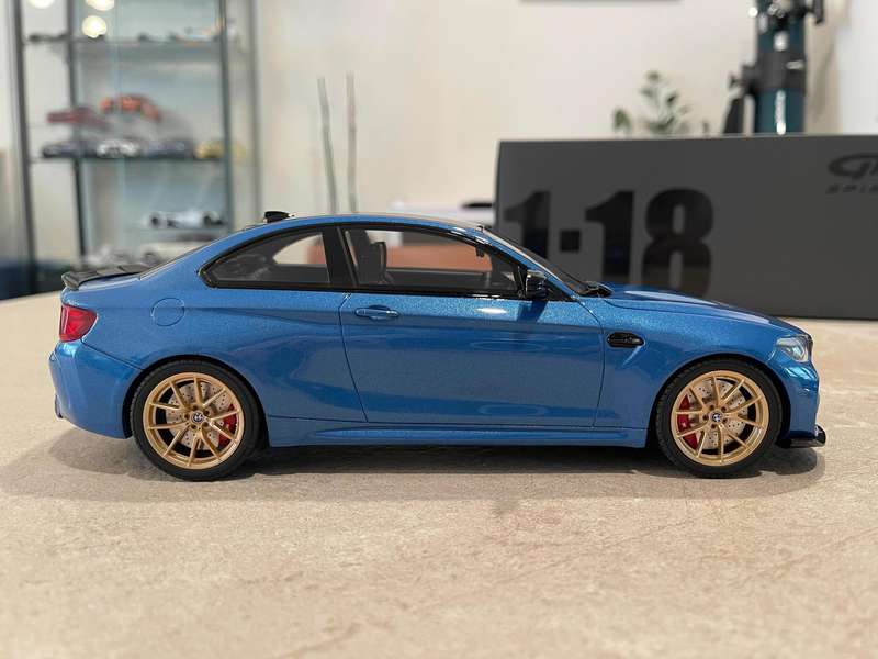 GT Spirit BMW M2 CS Misano blue metallic- 1:18 - LIMITED EDITION - COLLECTORS PIECE