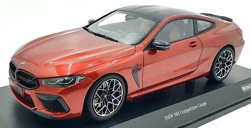 BMW M8 (F92 )by Minichamps - 1:18 scale - NEW - Orange