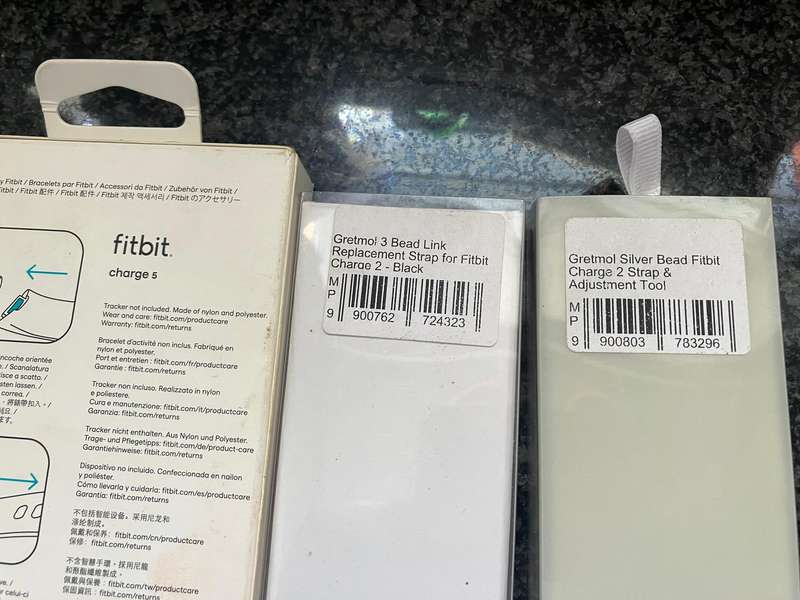 Fitbit charge 5 and charge 2 straps