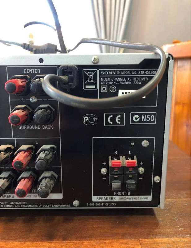Sony AV receiver amplifiers DG500