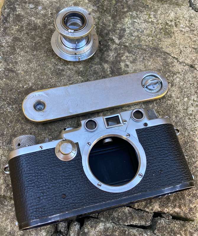 Leica iiif with lense - Bargain (Sell as is)